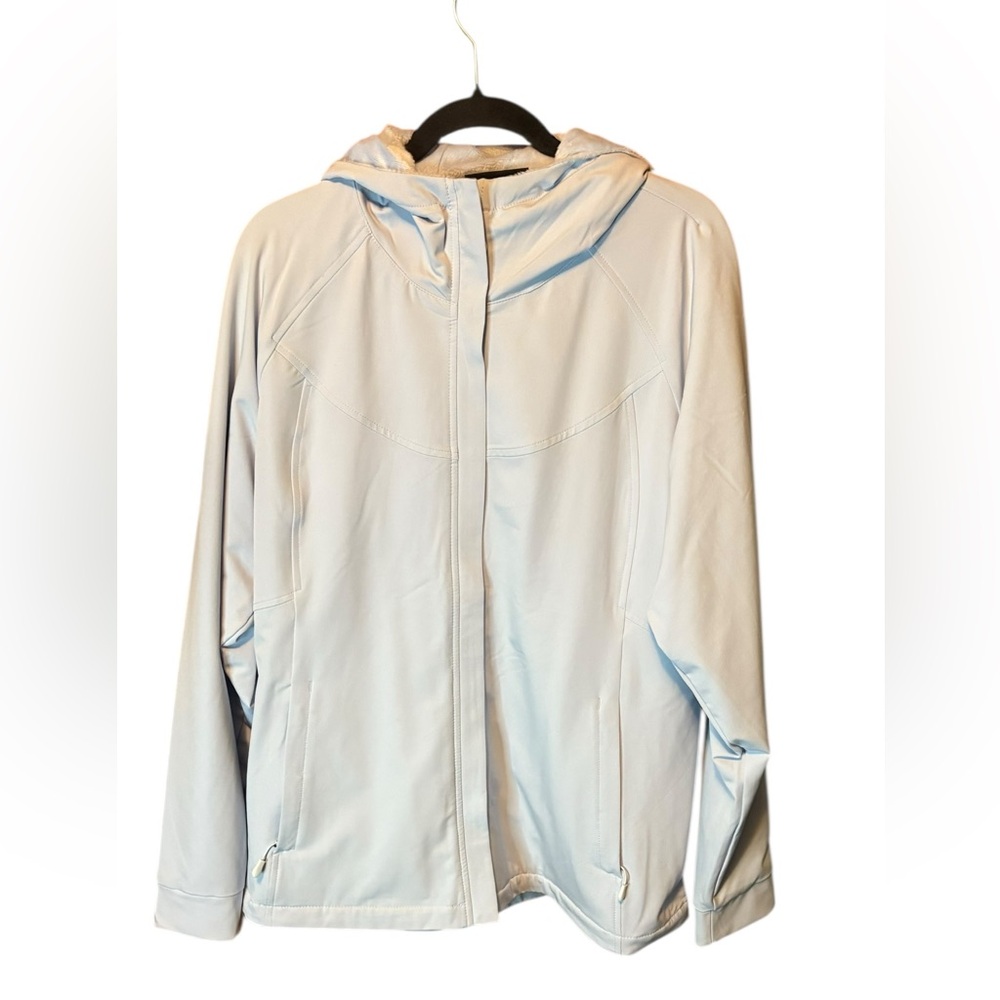 Kirkland Water-Repellent Wind Resistant Softshell Jacket Sky Blue Size XL - Picture 8 of 8